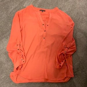 Coral/orange blouse